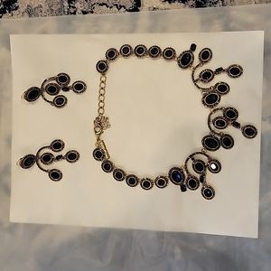Oscar De La Renta Necklace & Earring Set